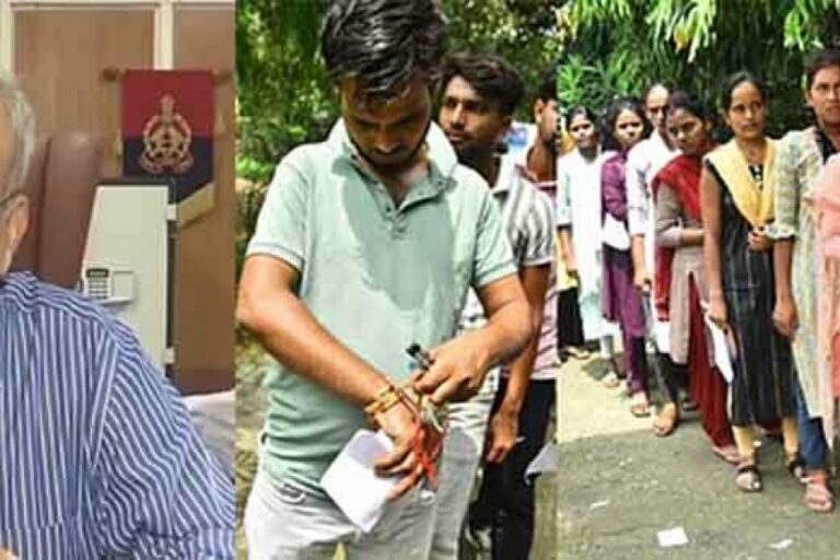 यूपी सिपाही भर्ती परीक्षा में पेपर लीक नहीं सिर्फ बल्कि स्टीकर हटा था, बोर्ड चेयरमैन ने पेपर खुले मिलने पर दी सफाई