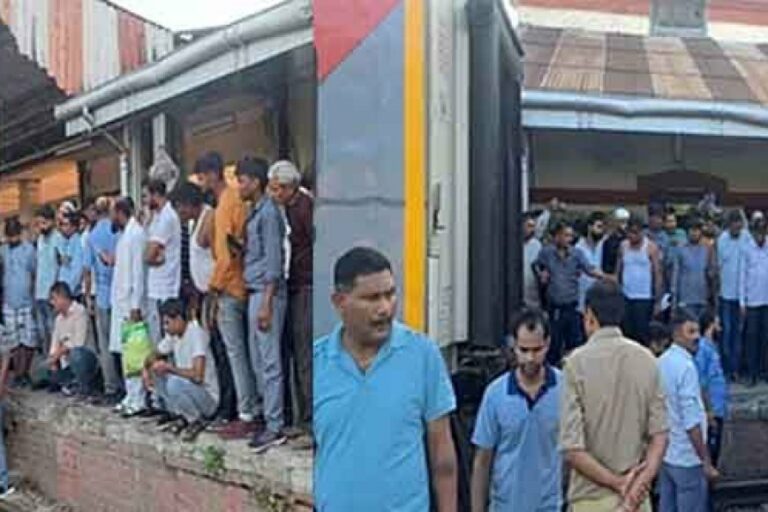 किसान एक्सप्रेस दो धड़ों में बंटी, अफिरोजपुर स्टेशन पर पहुंचे आठ कोच और 13 रेल ट्रैक पर ही छूटे
