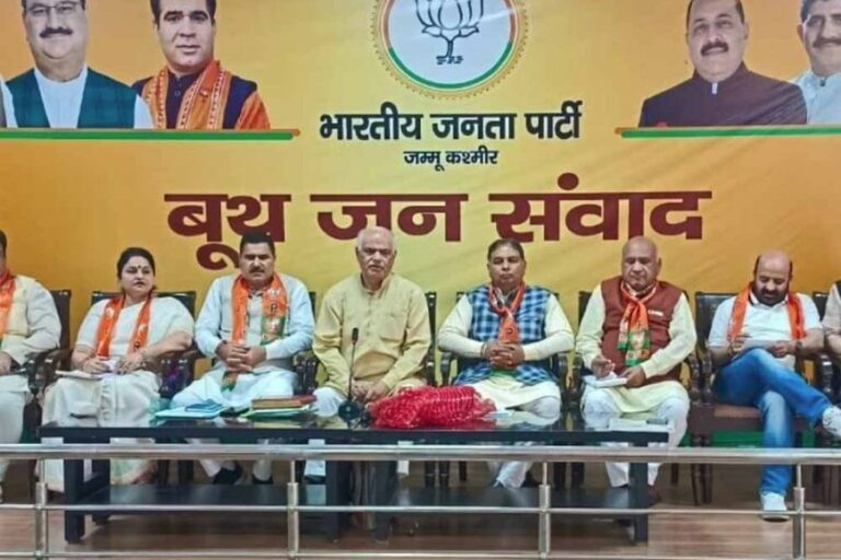 भाजपा ने जम्मू&कश्मीर विधानसभा चुनाव में सत शर्मा को दी पार्टी की कमान, टिकट नहीं मिलने पर साधने का प्रयास