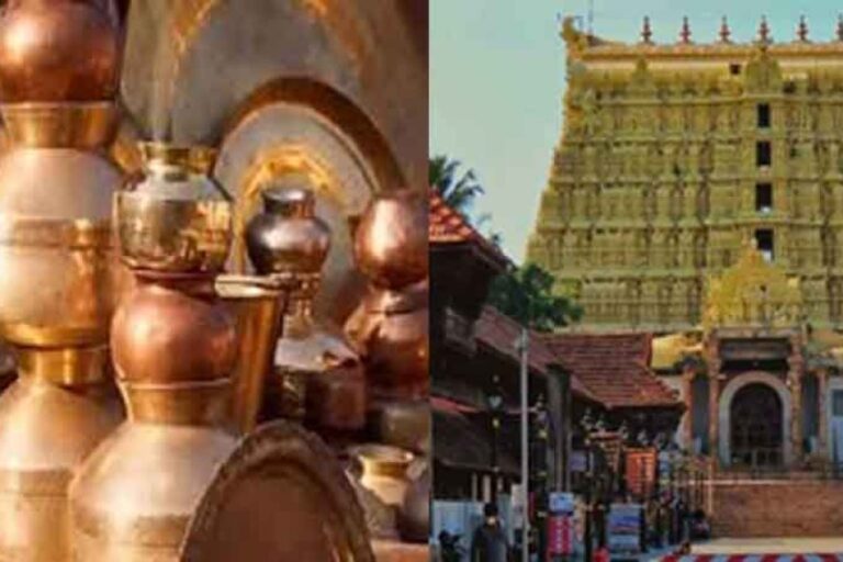 केरल के श्री पद्मनाभ स्वामी मंदिर से बर्तन की चोरी