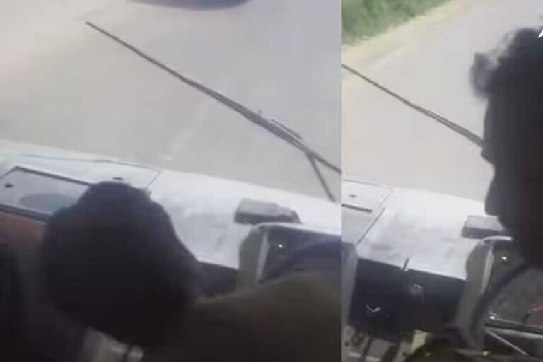 चलती बस में चालक को आया हार्ट अटैक, कंडक्टर ने बचाई कई लोगों की जान